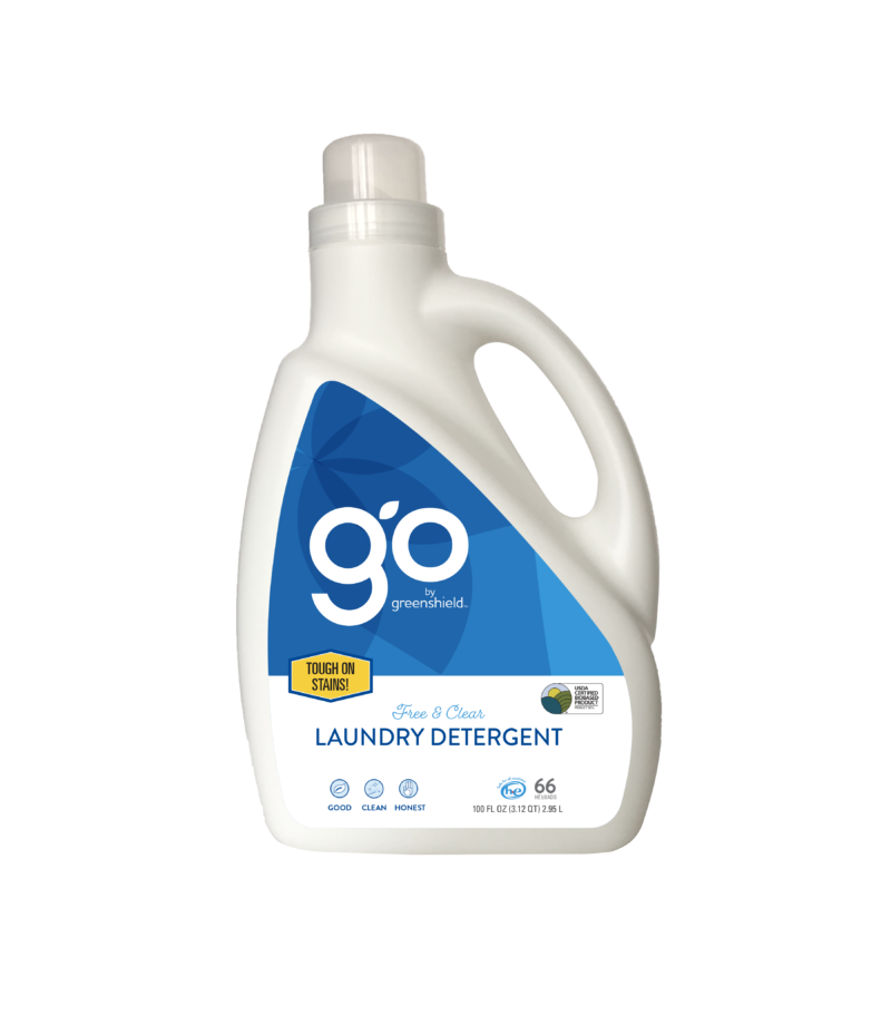 Natural Enzyme Laundry Detergent in Free & Clear Greenshield Organic