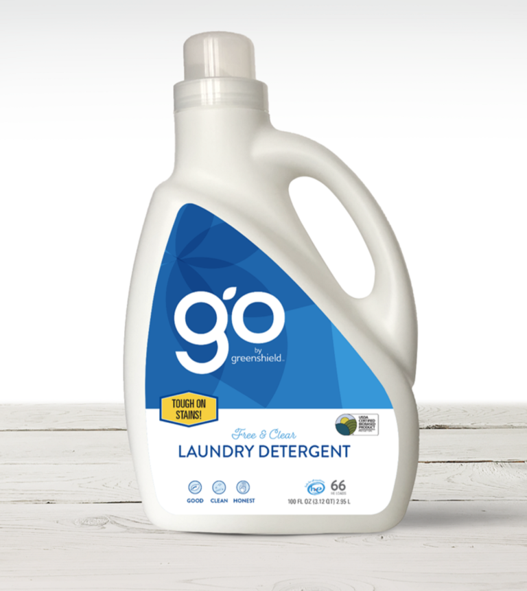 Natural Enzyme Laundry Detergent in Free & Clear Greenshield Organic