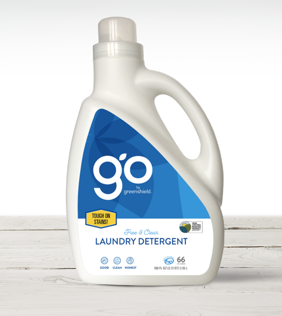 Natural Enzyme Laundry Detergent in Free & Clear Greenshield Organic