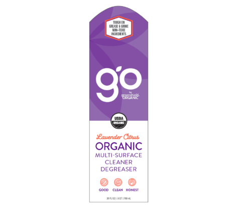 Multi-surface label front organic